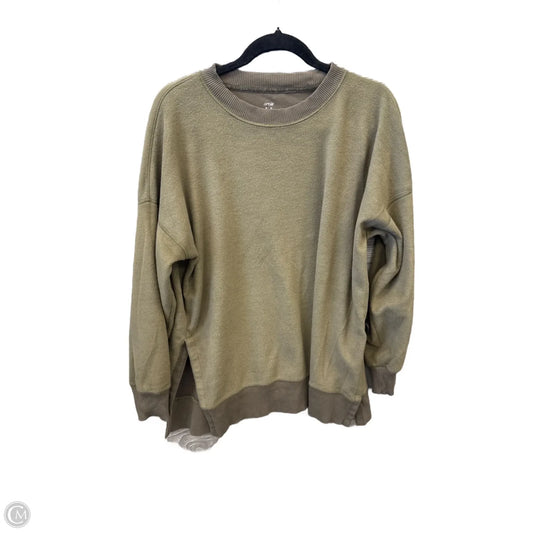 Sweatshirt Crewneck By Aerie In Green, Size: M