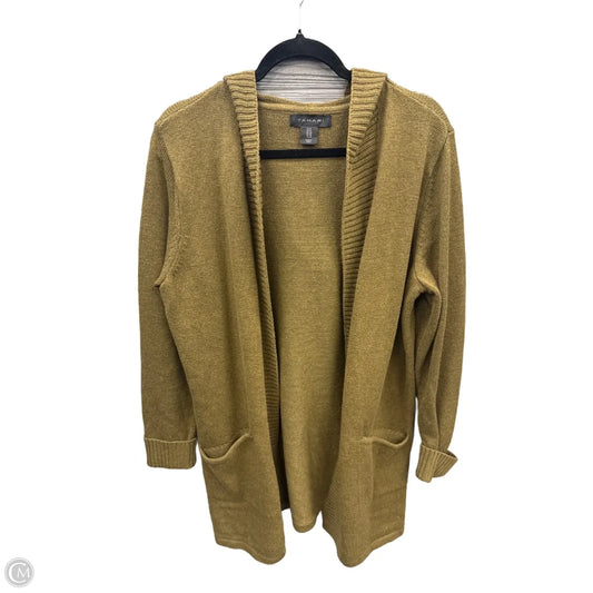 Sweater Cardigan By Tahari In Green, Size: 1x