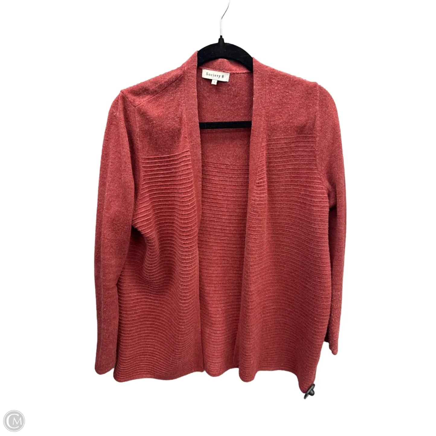 Cardigan By Clothes Mentor In Red, Size: L