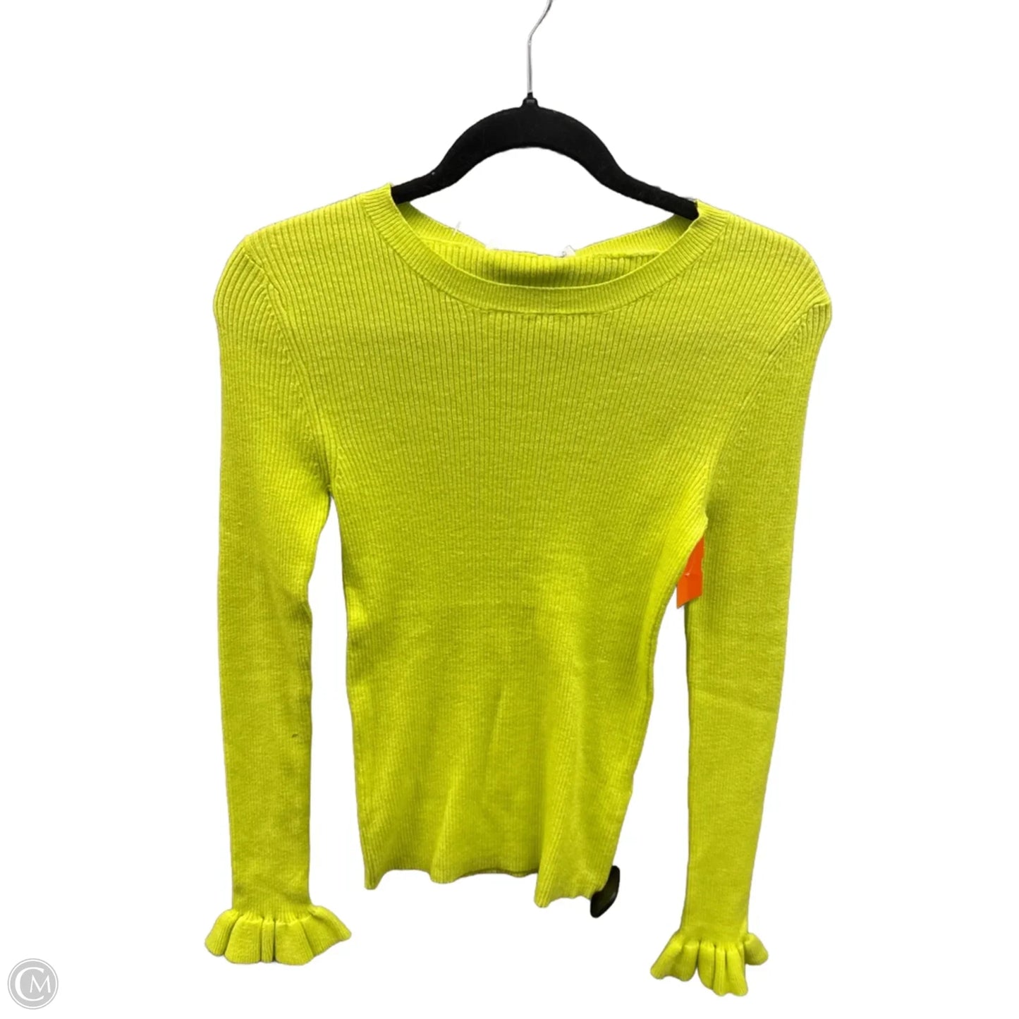Top Long Sleeve By Endless Rose In Green, Size: S