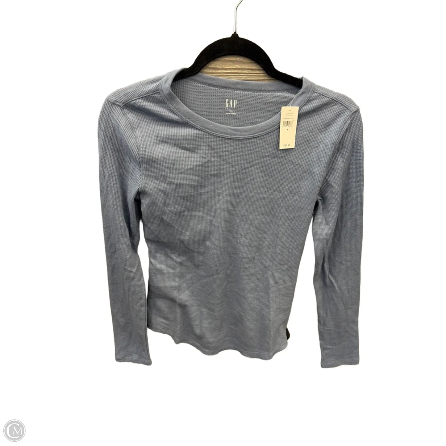 Top Long Sleeve By Gap In Blue, Size: S