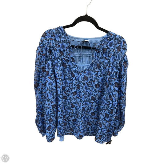 Top Long Sleeve By Old Navy In Blue, Size: Xxl
