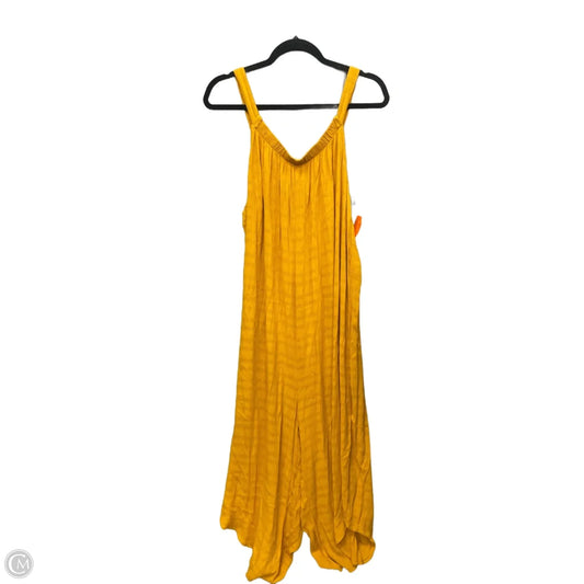 Jumpsuit By Glamour In Green, Size: 1x