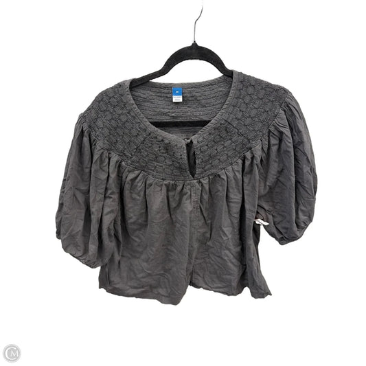 Top Short Sleeve By Old Navy In Grey, Size: 2x