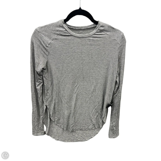 Athletic Top Long Sleeve Crewneck By Halogen In Striped Pattern, Size: Xs