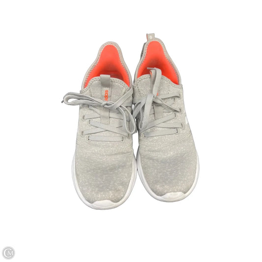 Shoes Athletic By Adidas In Grey, Size: 9