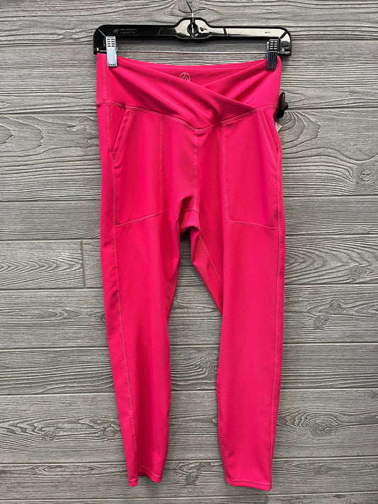 Athletic Leggings By Clothes Mentor In Pink, Size: M