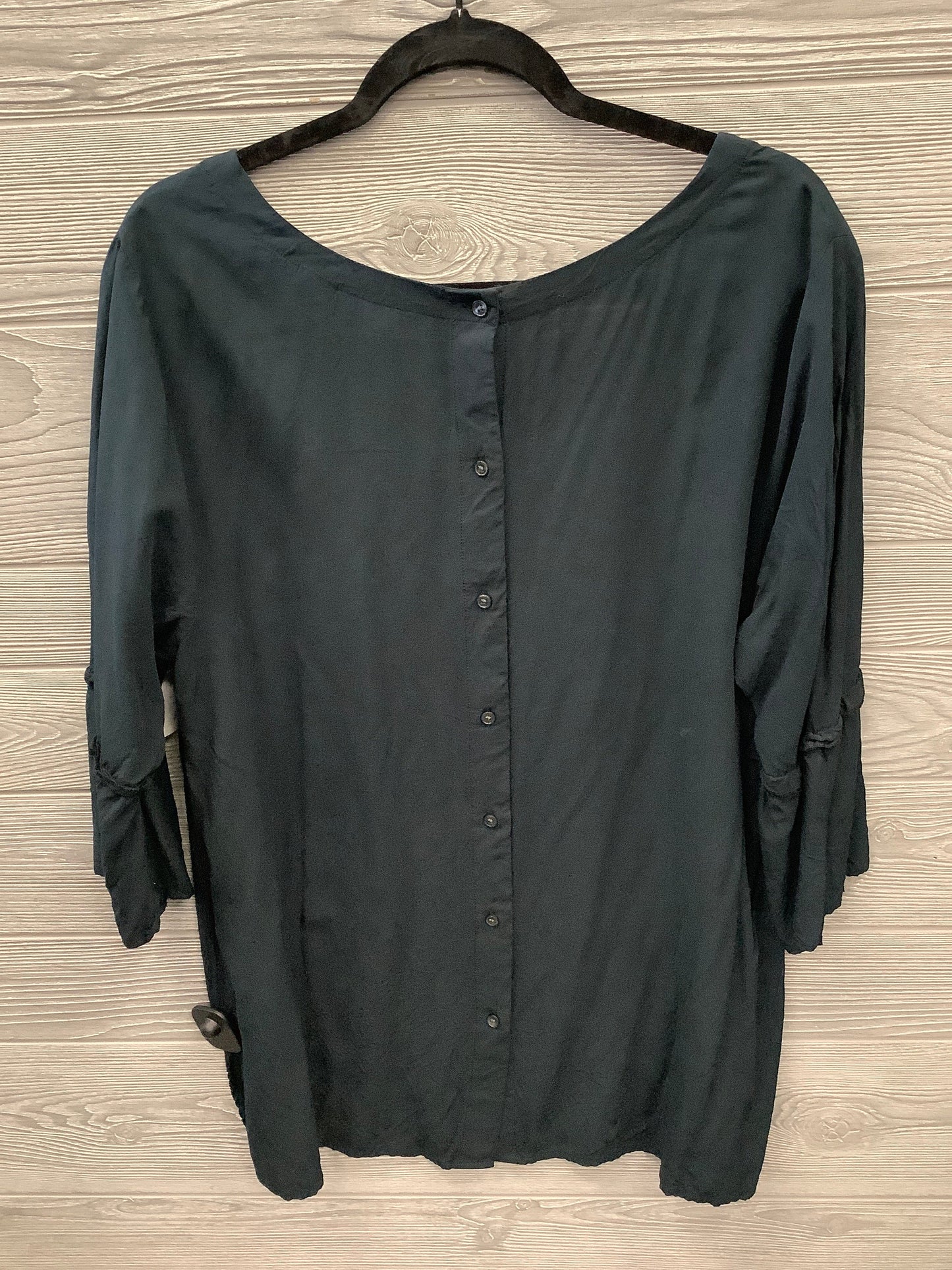 Top 3/4 Sleeve By Levis In Black, Size: 2x