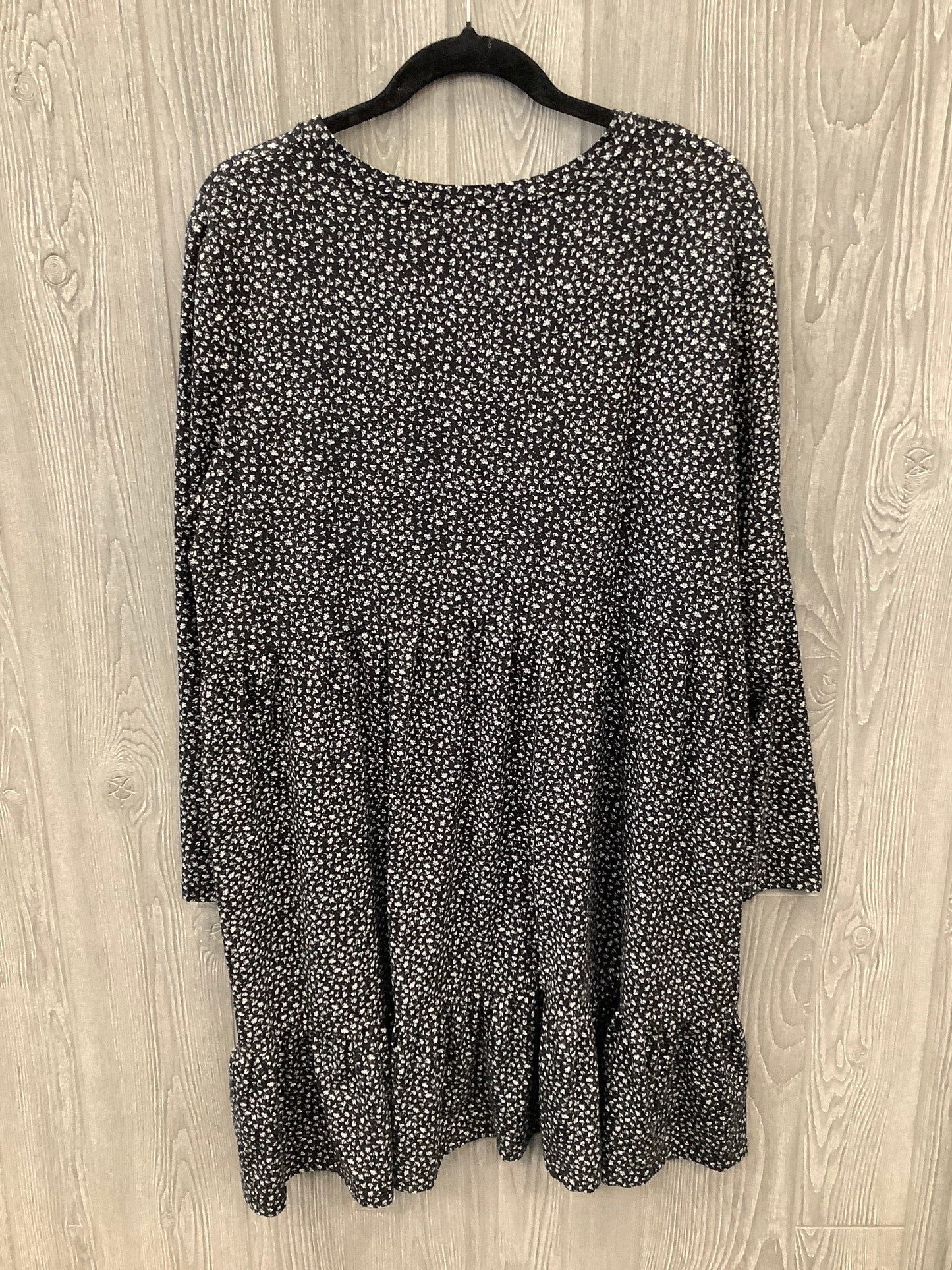 Dress Casual Midi By Maurices In Black, Size: 1x