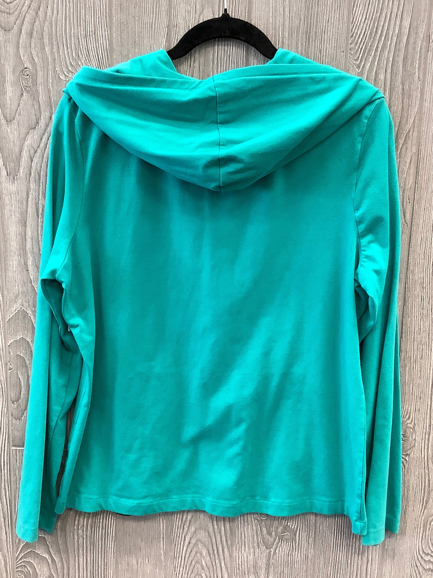 Athletic Jacket By Danskin In Green, Size: Xl