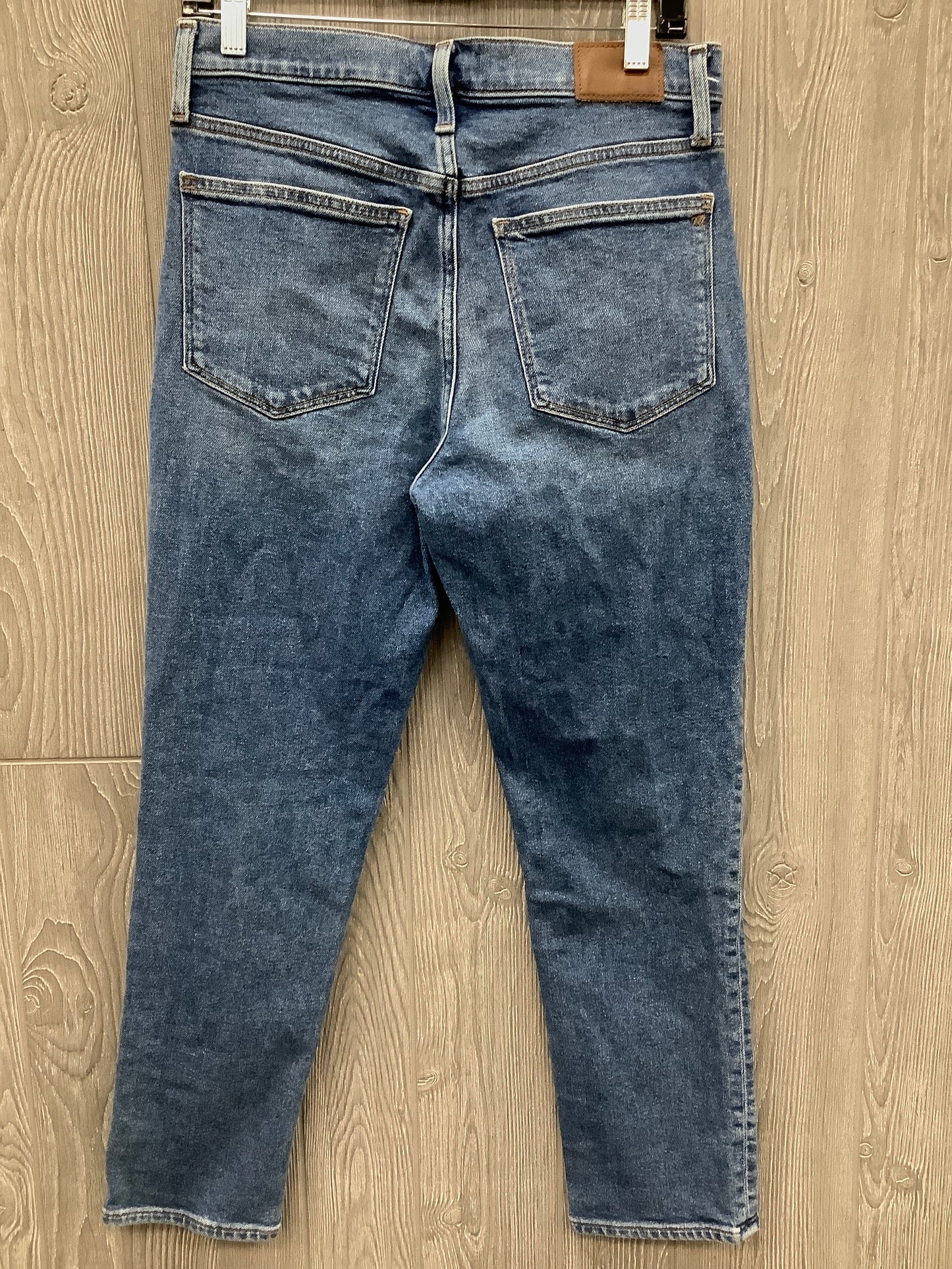 Jeans Straight By Madewell In Blue Denim, Size: 6