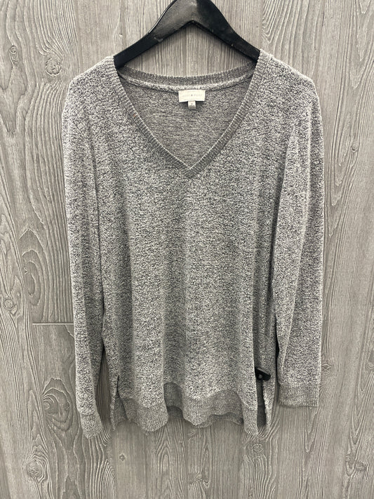 Top Long Sleeve By Lucky Brand In Grey, Size: M