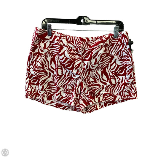 Shorts By Loft In Red & White, Size: 10