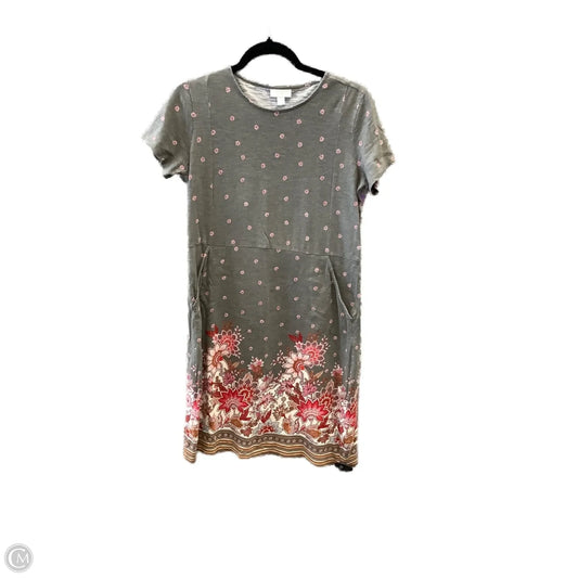 Dress Casual Midi By J. Jill In Grey, Size: S