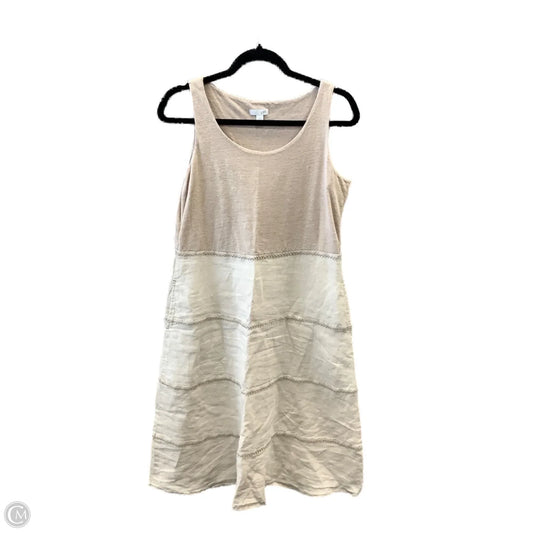 Dress Casual Midi By J. Jill In Cream, Size: Xs