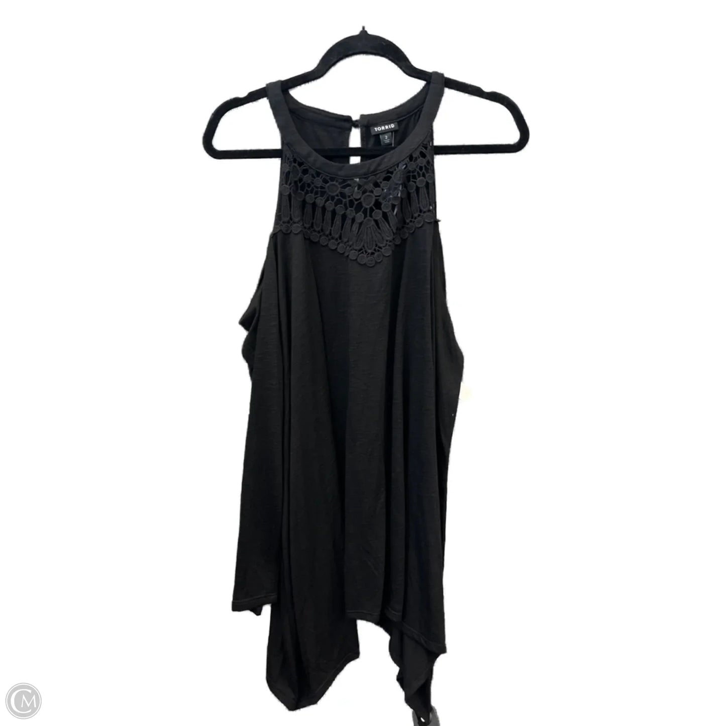 Top Long Sleeve By Torrid In Black, Size: 2x