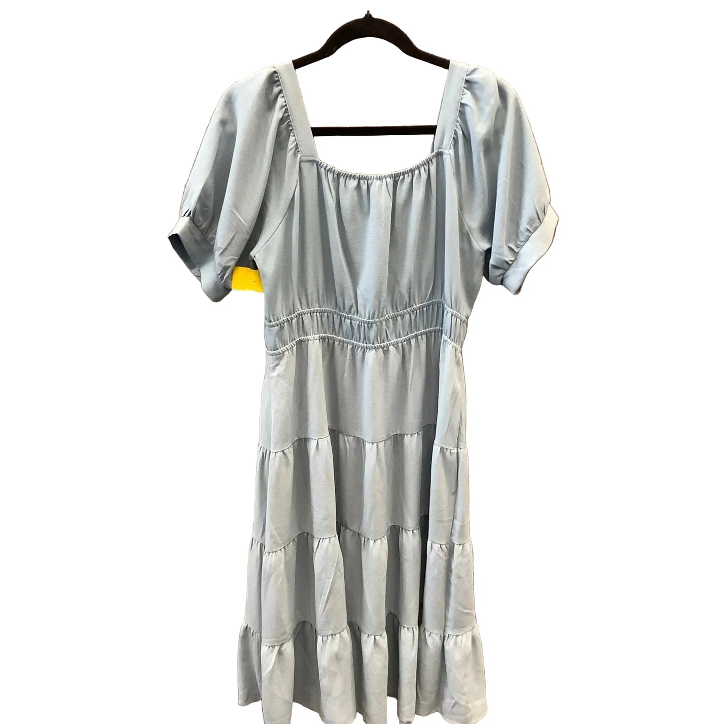 Dress Casual Midi By Monteau In Blue, Size: L