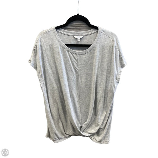 Top Short Sleeve By Time And Tru In Grey, Size: Xl