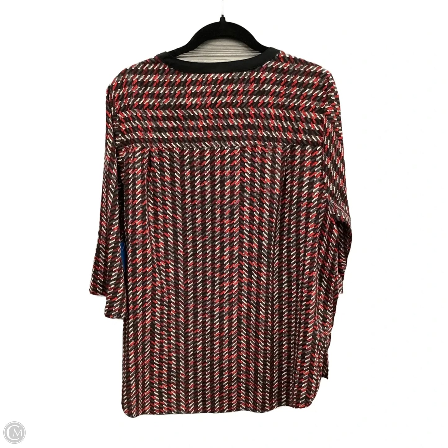 Top Long Sleeve By Catherines In Multi-colored, Size: Xl