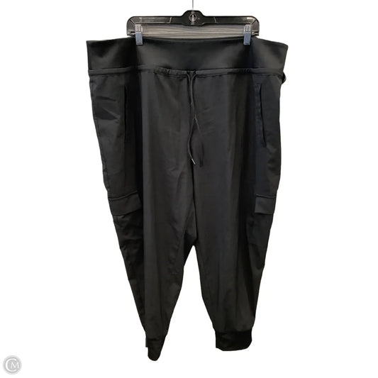 Athletic Pants By Athletic Works In Black, Size: 2x