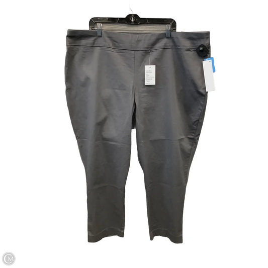 Pants Dress By Croft And Barrow In Grey, Size: 24