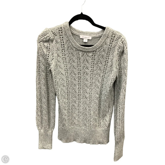 Sweater By Liz Claiborne In Grey, Size: M