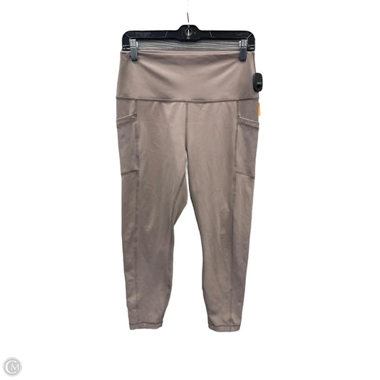Athletic Leggings By 90 Degrees By Reflex In Brown, Size: Xl