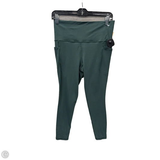 Athletic Leggings By Athleta In Green, Size: M