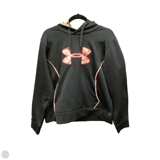 Sweatshirt Hoodie By Under Armour In Black, Size: Xl