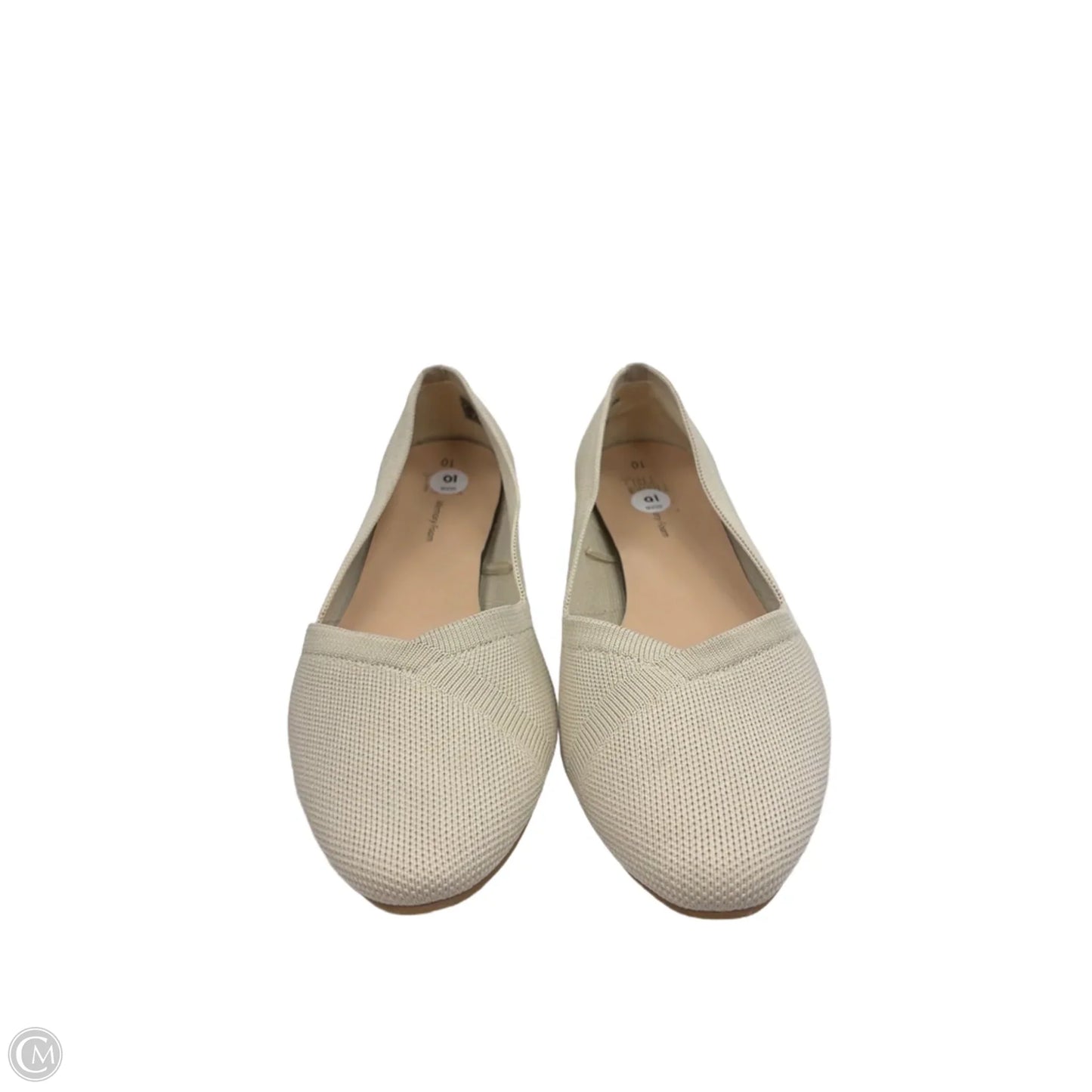 Shoes Flats By Time And Tru In Cream, Size: 10