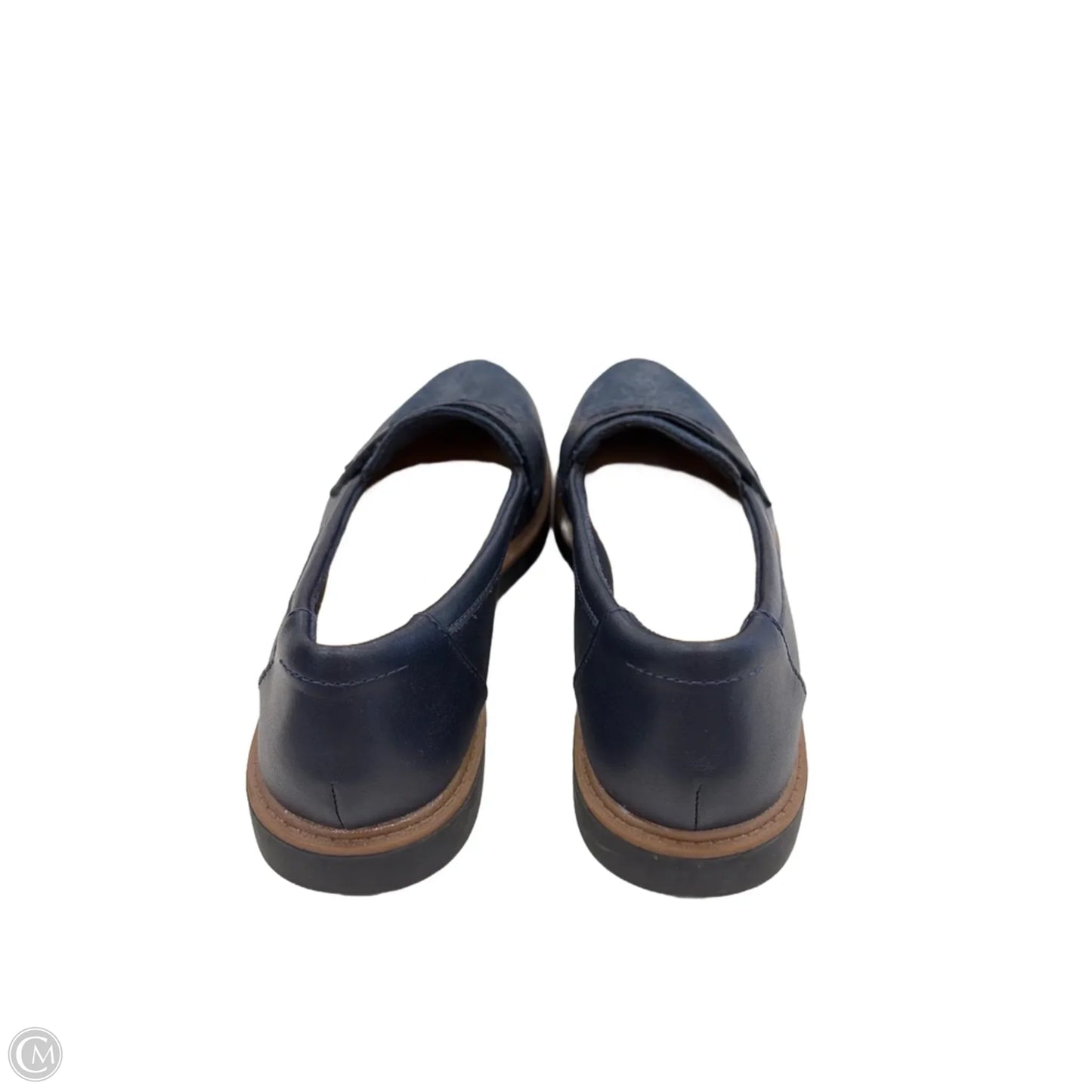Shoes Flats By Clarks In Blue, Size: 8