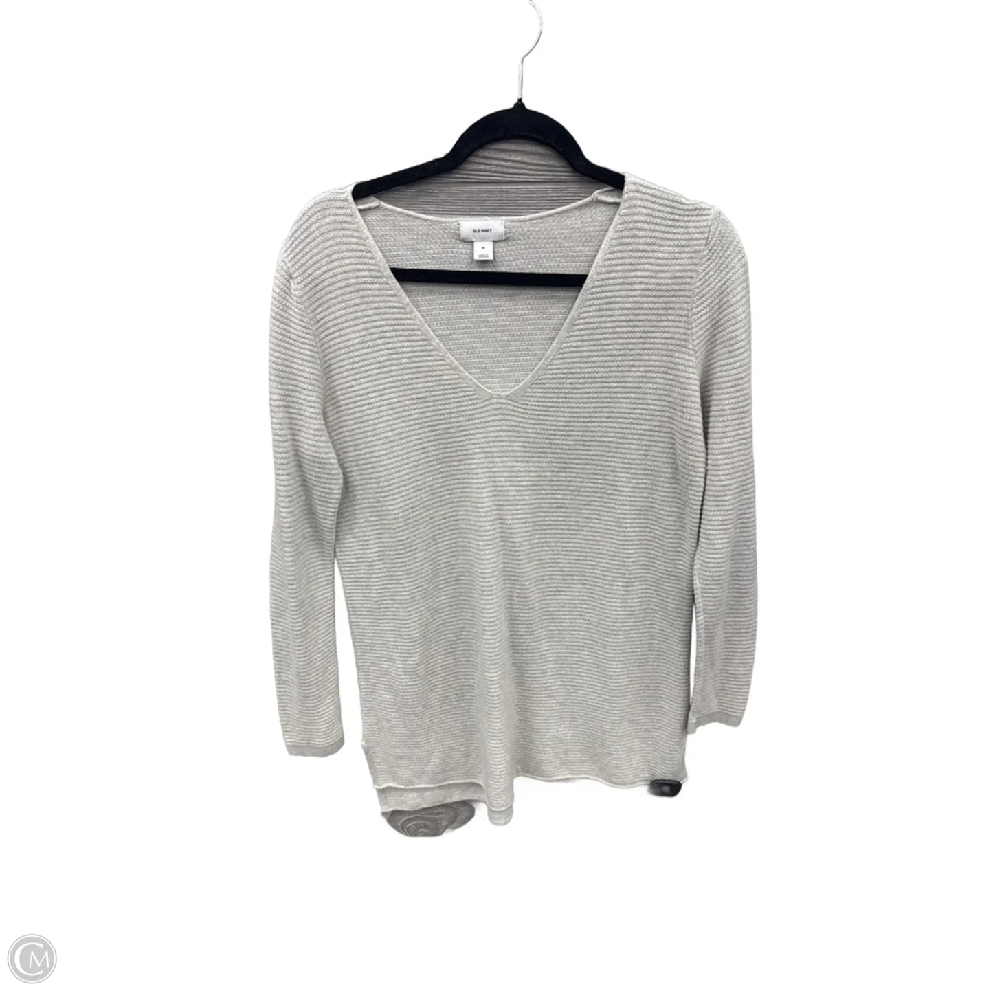 Top Long Sleeve By Old Navy In Grey, Size: M