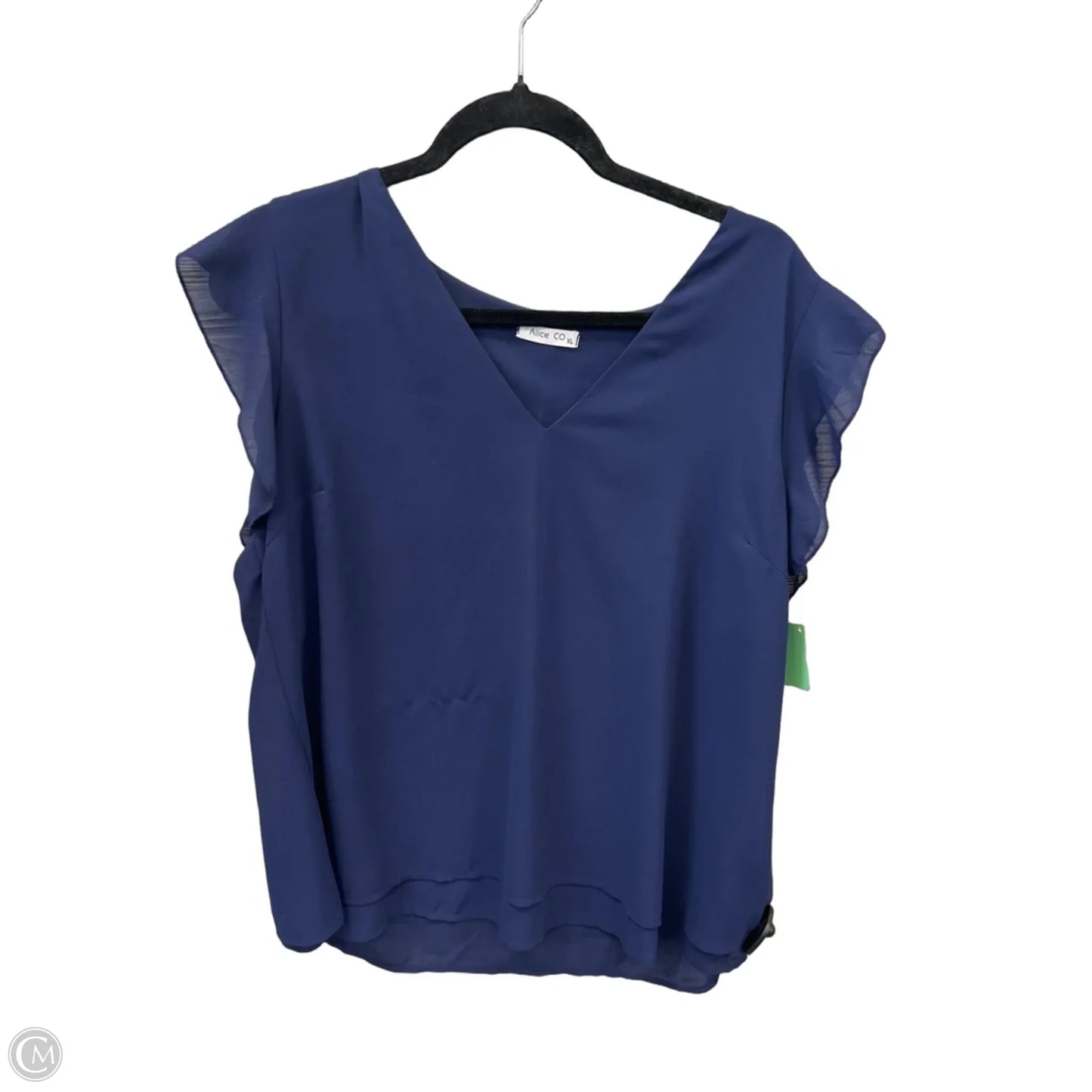Top Sleeveless By Clothes Mentor In Blue, Size: Xl