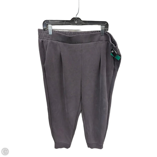 Athletic Pants By Avia In Grey, Size: Xxl