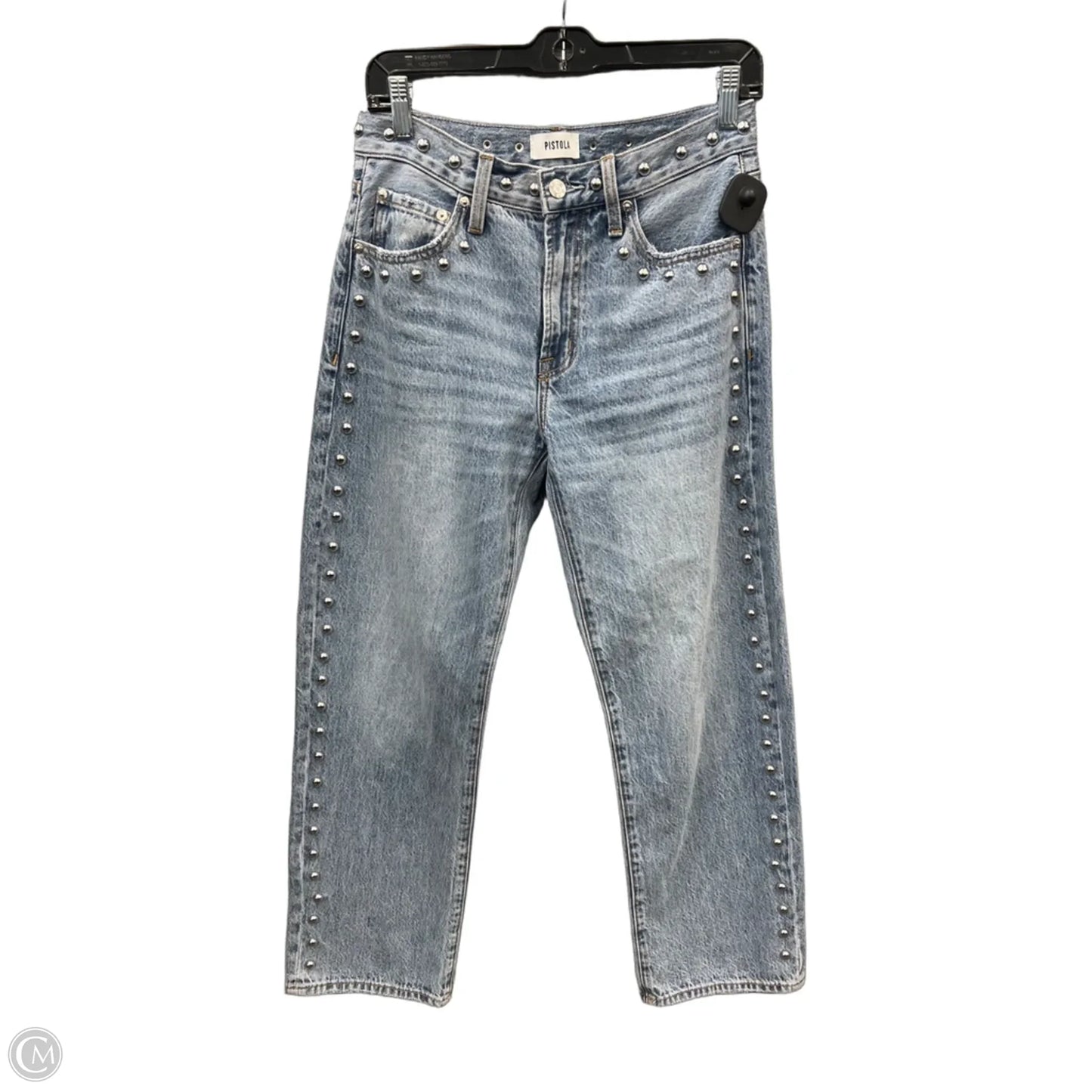 Jeans Straight By Pistola In Blue Denim, Size: 2