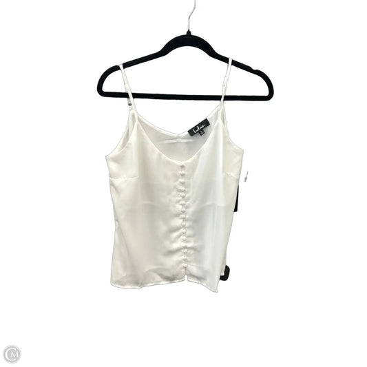 Top Sleeveless By Lulus In White, Size: S