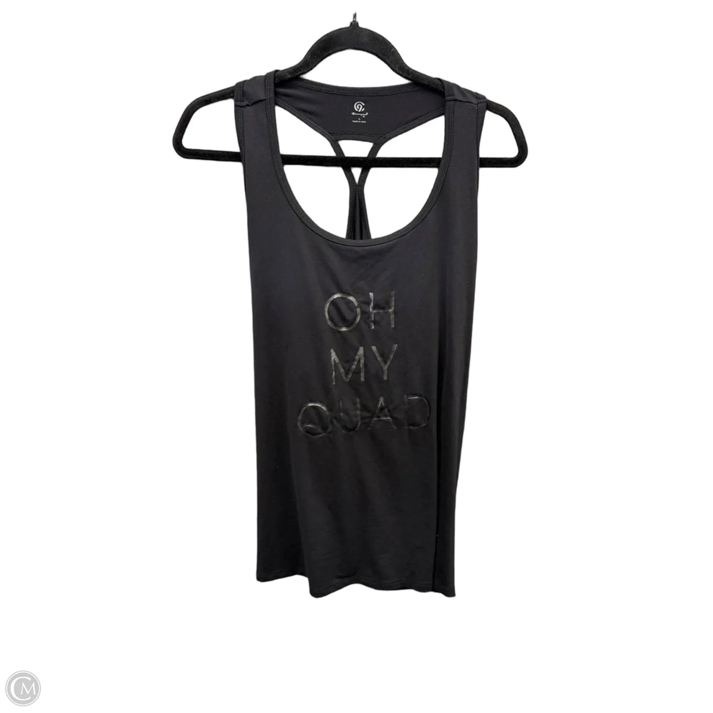 Athletic Tank Top By Champion In Black, Size: L