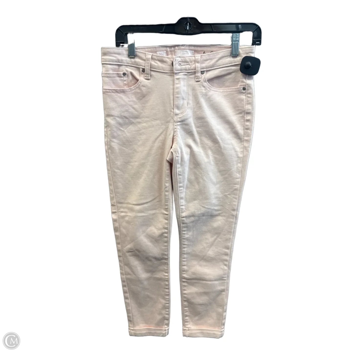 Jeans Cropped By Lc Lauren Conrad In Pink, Size: 6