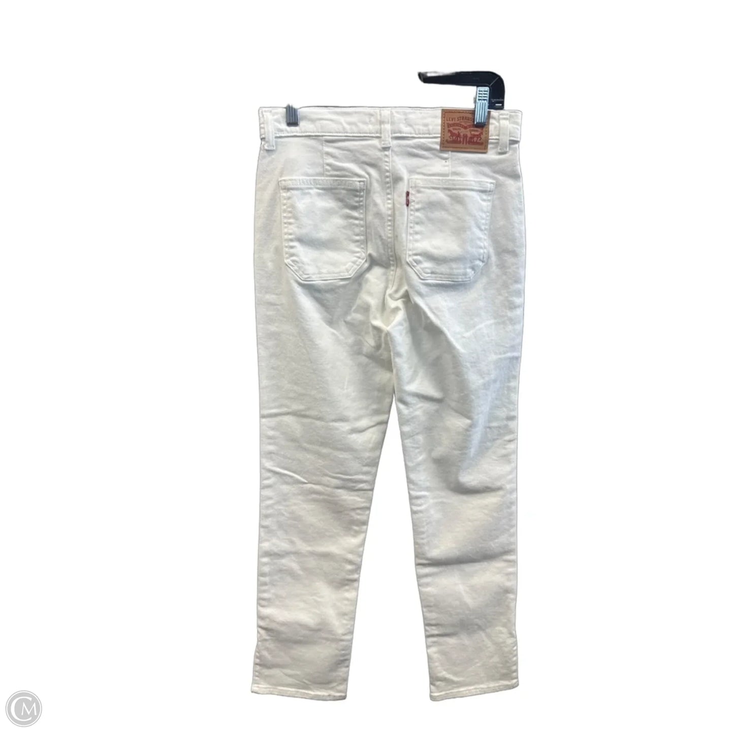 Jeans Straight By Levis In White Denim, Size: 6