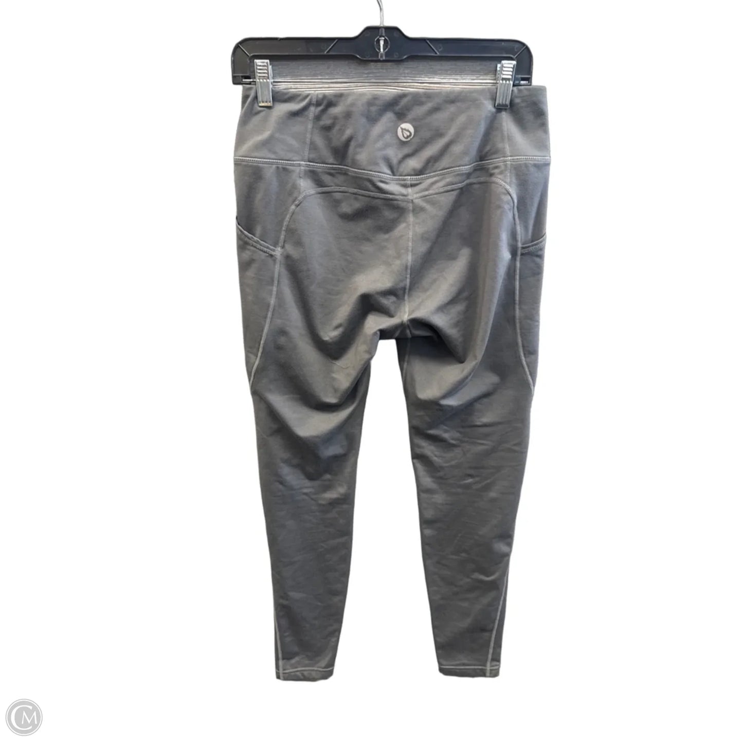 Athletic Leggings Capris By Baleaf In Grey, Size: M