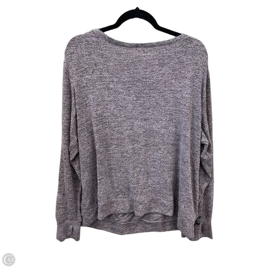 Athletic Top Long Sleeve Crewneck By Champion In Purple, Size: Xxl