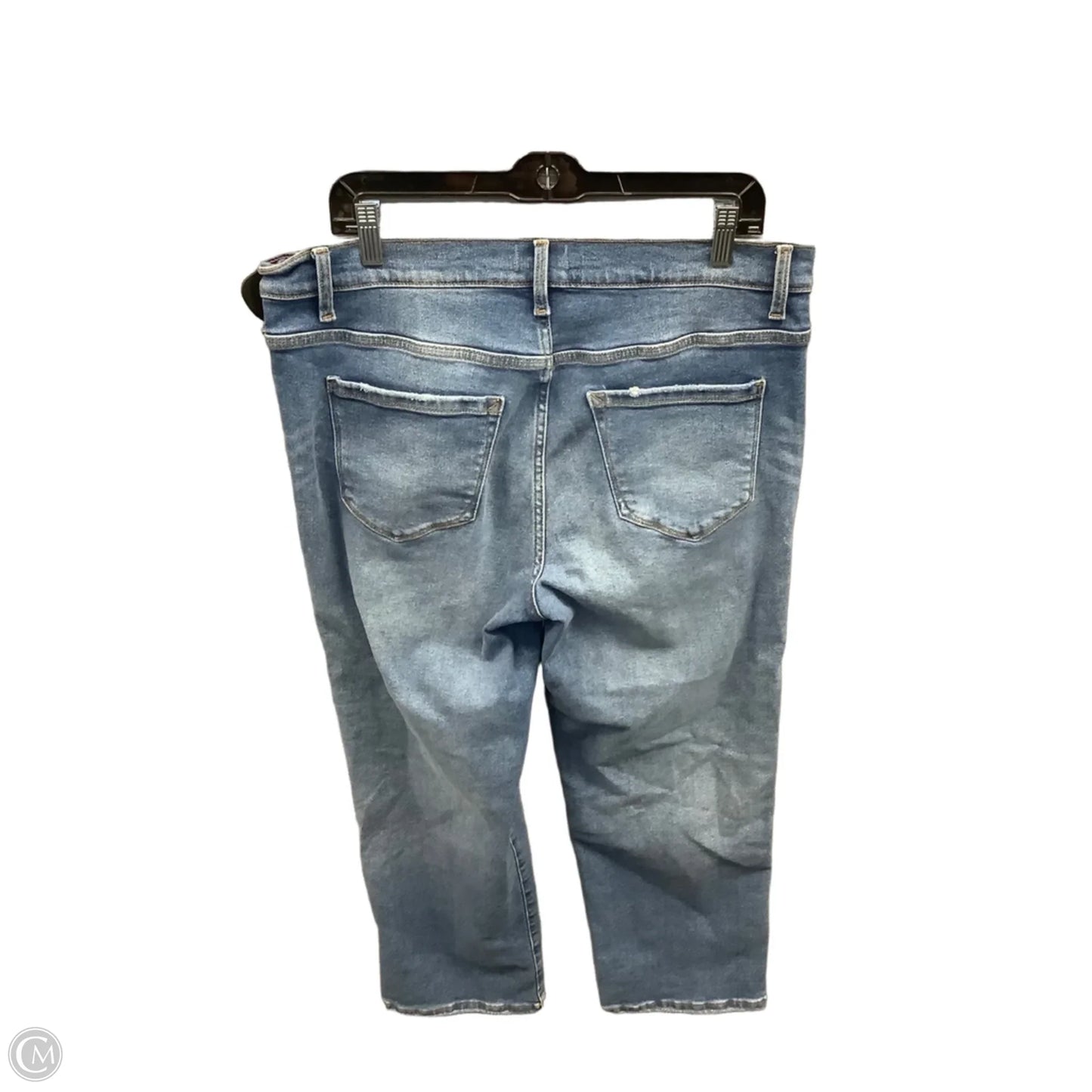 Jeans Straight By Kensie In Blue Denim, Size: 14