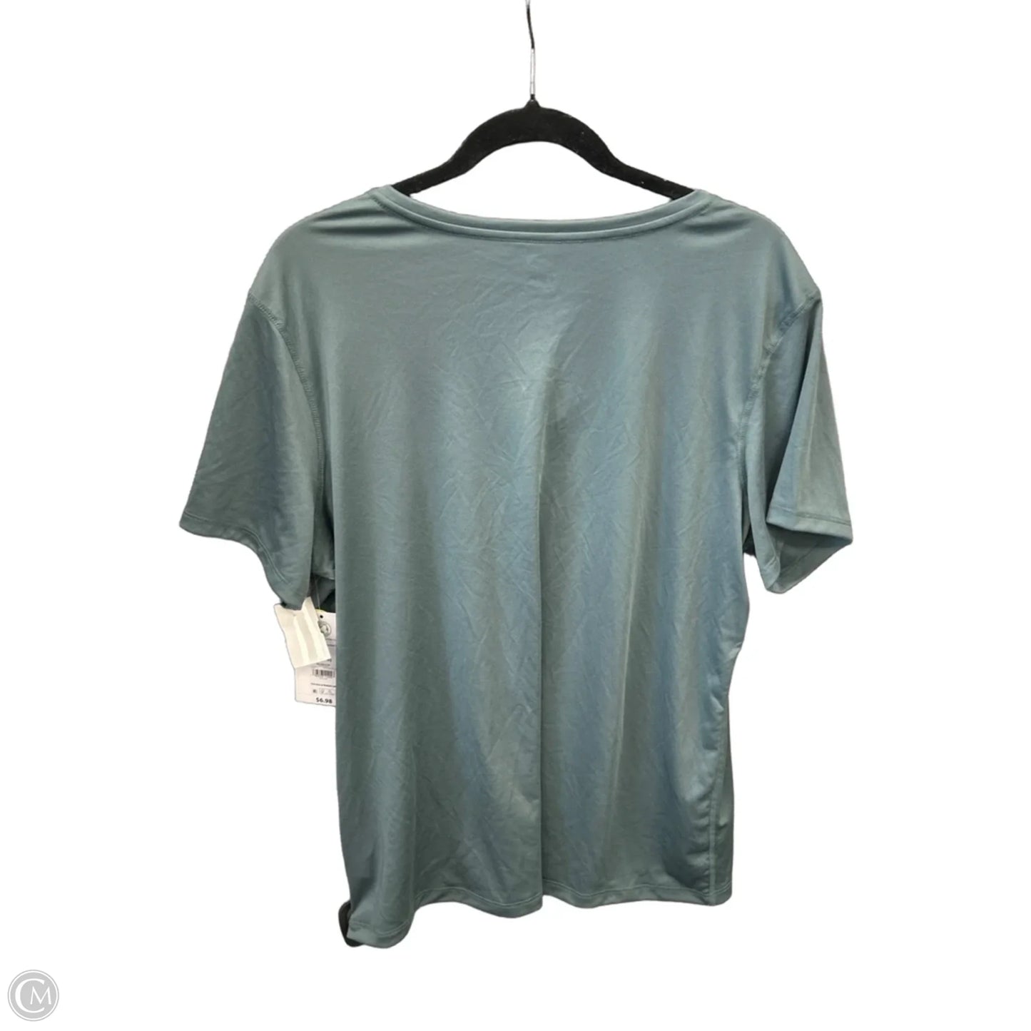 Athletic Top Short Sleeve By Athletic Works In Green, Size: Xl