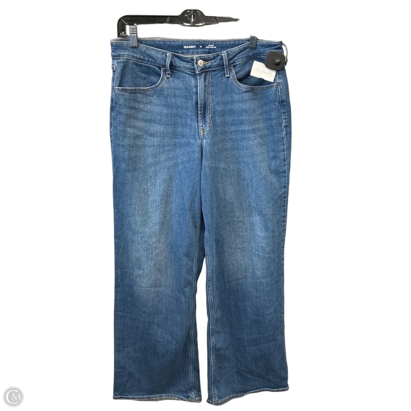 Jeans Wide Leg By Old Navy In Blue Denim, Size: 12
