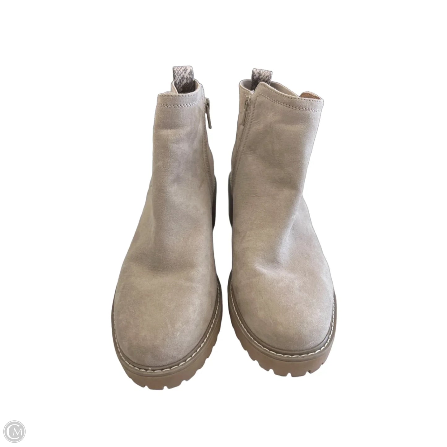 Boots Ankle Flats By Universal Thread In Cream, Size: 9
