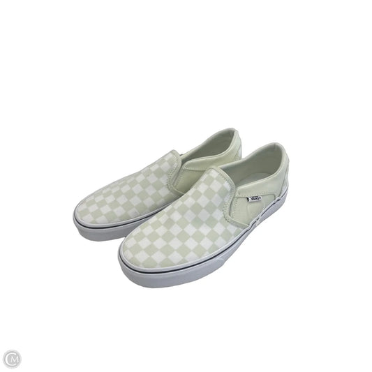 Shoes Sneakers By Vans In Plaid Pattern, Size: 8.5