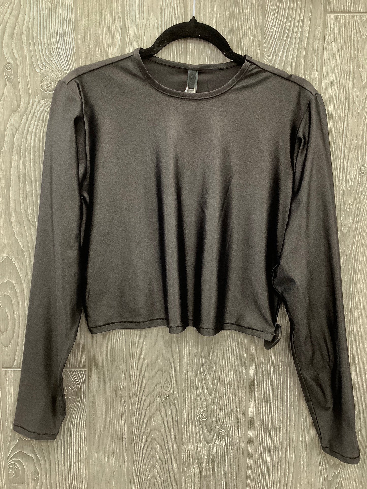 Athletic Top Long Sleeve Crewneck By Skims In Black, Size: 3x