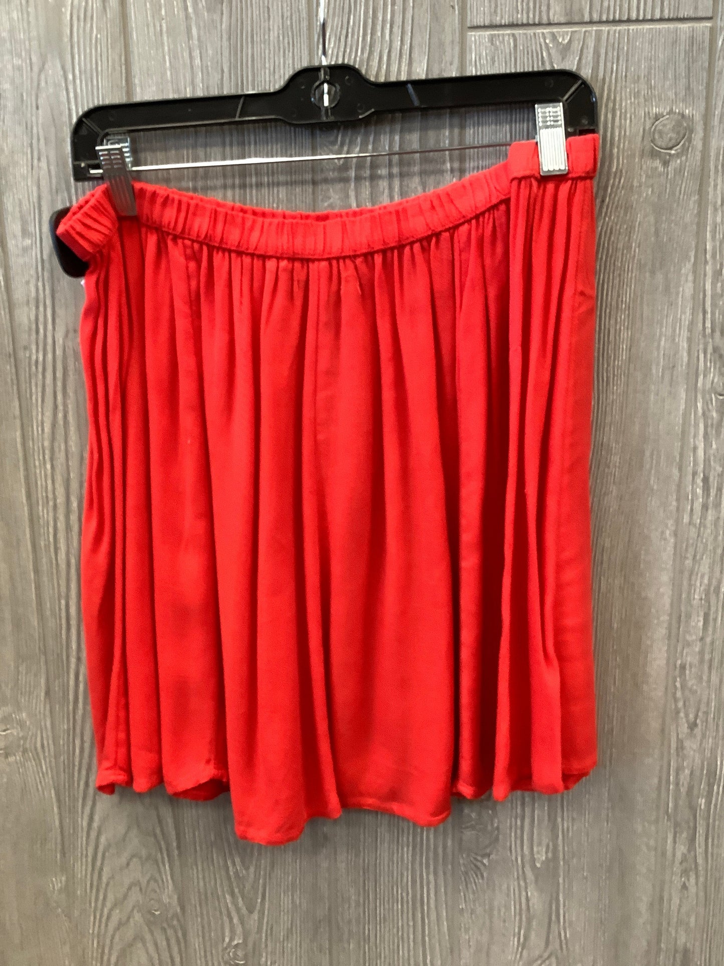 Skirt Midi By Gap In Red, Size: 12