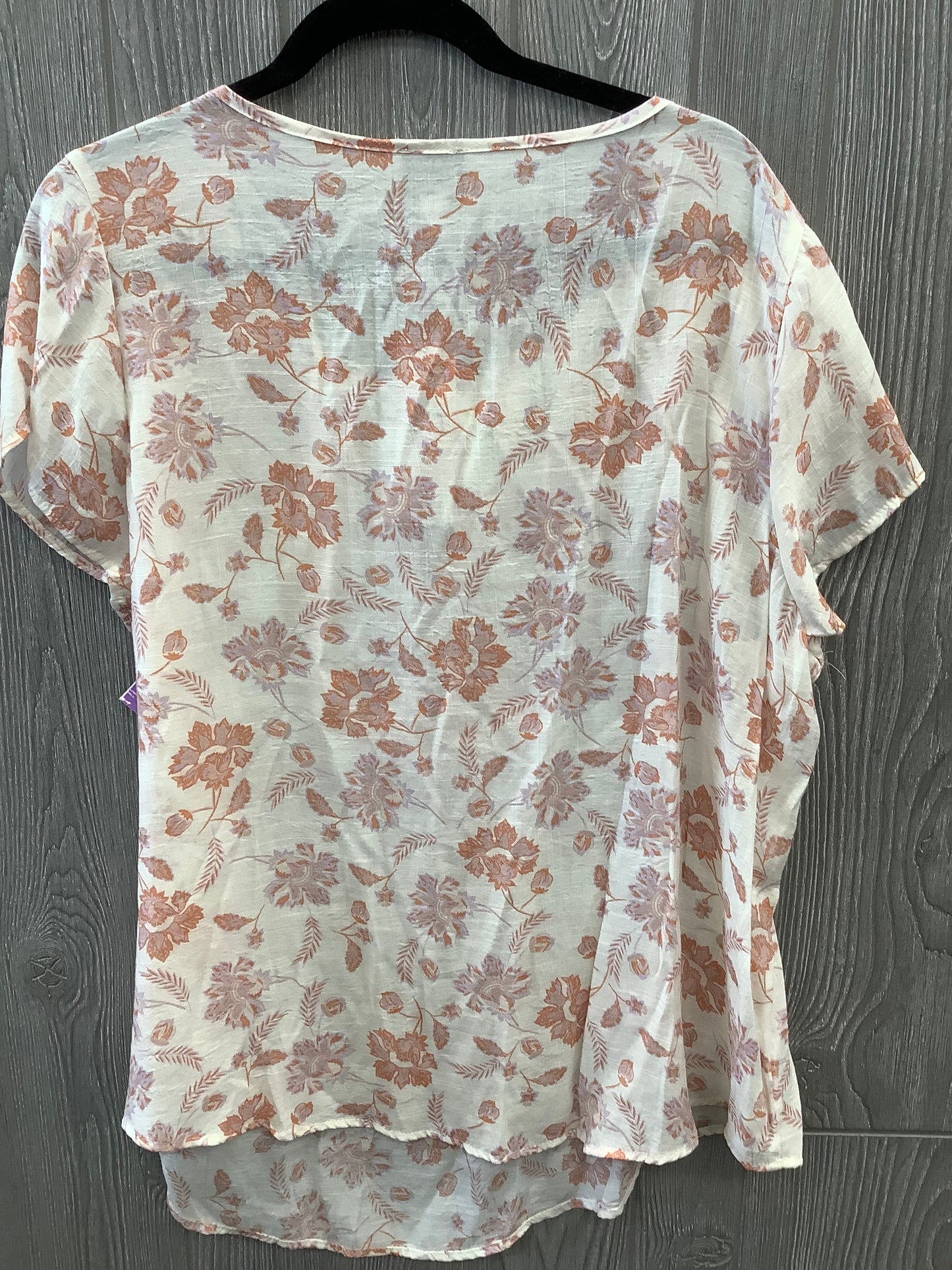 Pink Top Short Sleeve Como Vintage, Size 2x