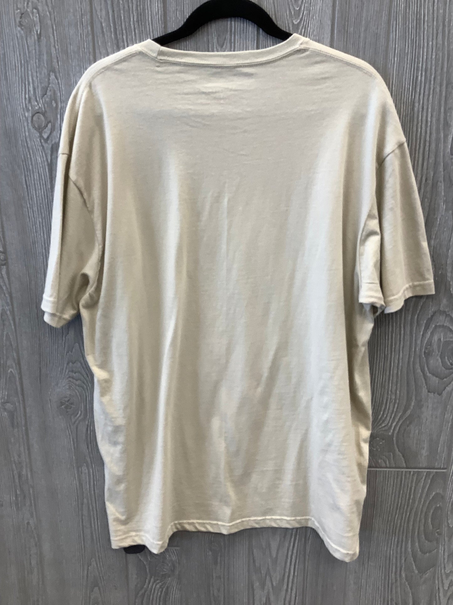 Beige Top Short Sleeve Disney Store, Size 1x